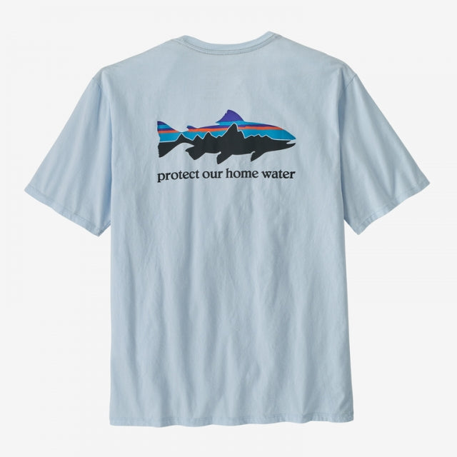 Men's Home Water Trout Organic Tee