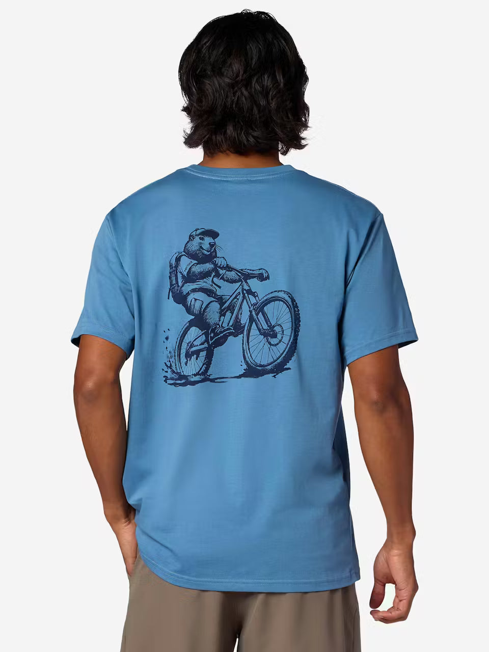 Marmot Mountain Bike Marty T-Shirts Short Sleeve Men's T Shirt Summer Storm : XL