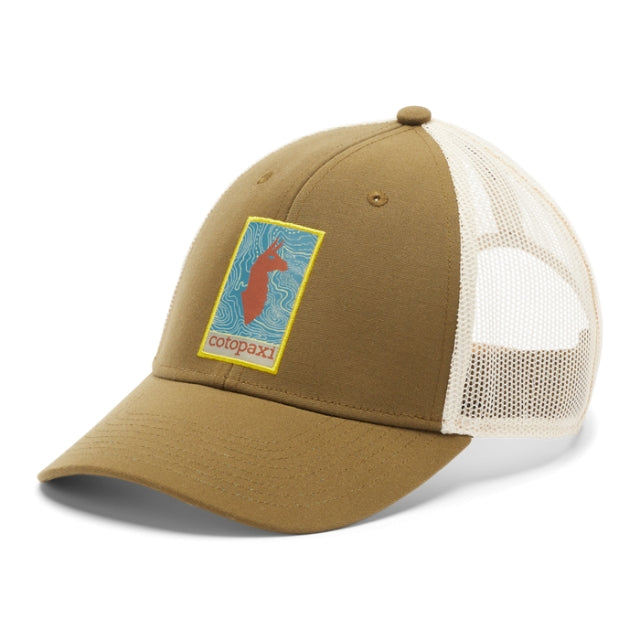 Llama Map Trucker Hat