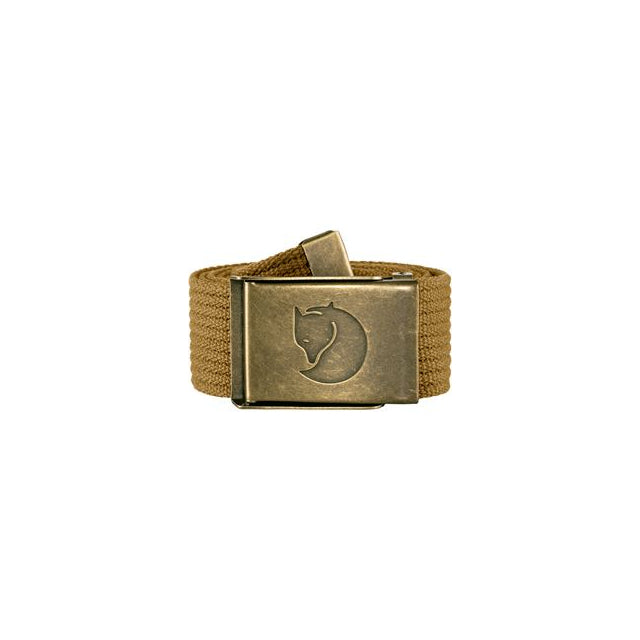 Canvas Brass Belt 4cm