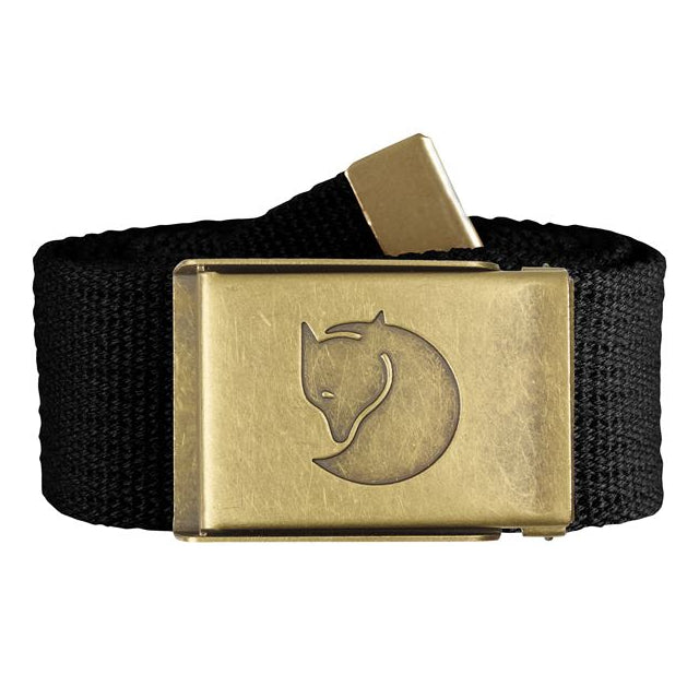 Canvas Brass Belt 4cm