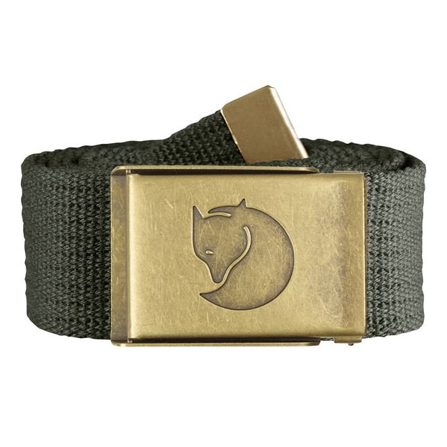 Canvas Brass Belt 4cm