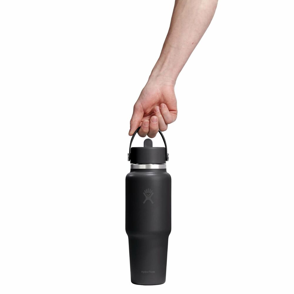 32 oz Wide Mouth Travel Bottle with Flex Straw Cap