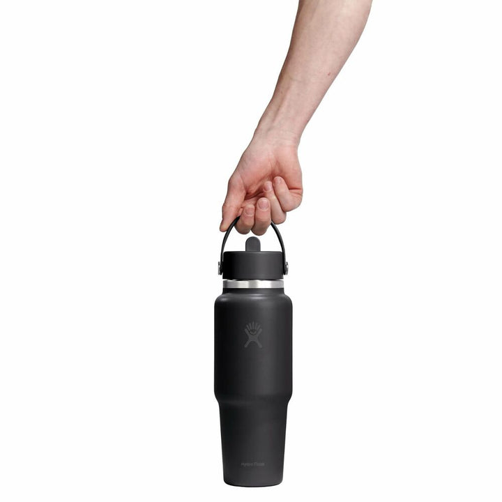 32 oz Wide Mouth Travel Bottle with Flex Straw Cap
