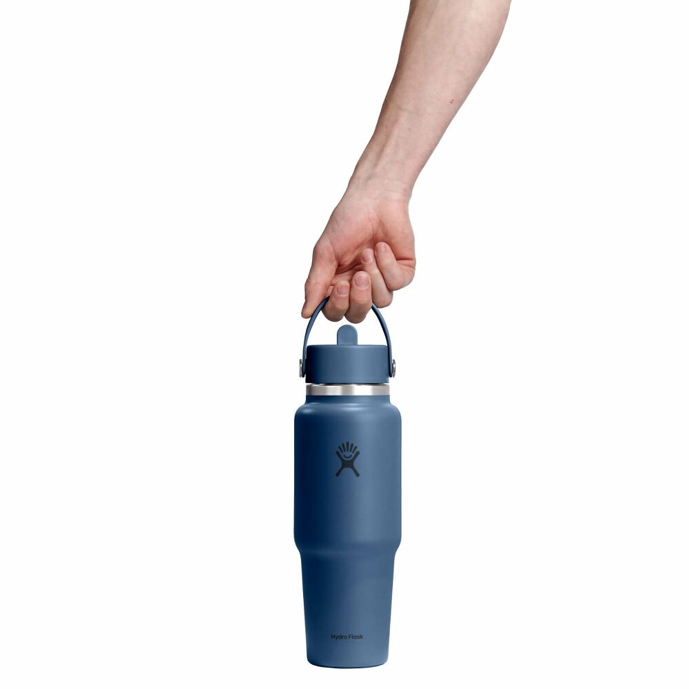 32 oz Wide Mouth Travel Bottle with Flex Straw Cap