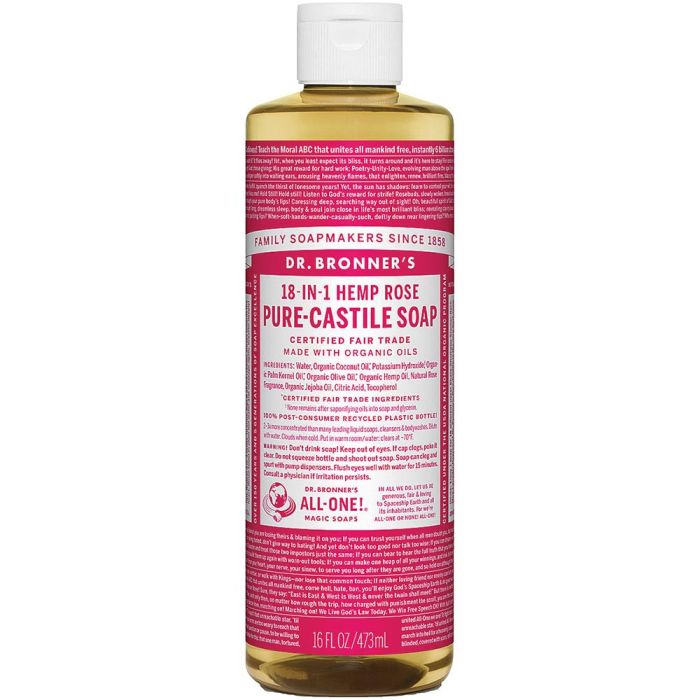 bronner's insecticidal soap Dr. Bronner's Pure-Castile Liquid Soap, Peppermint, 8 fl. oz