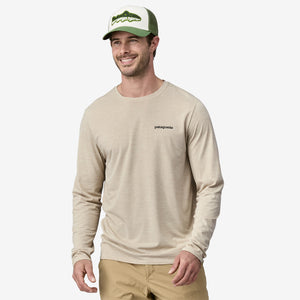 Men's L/S Cap Cool Daily Graphic Shirt - Waters