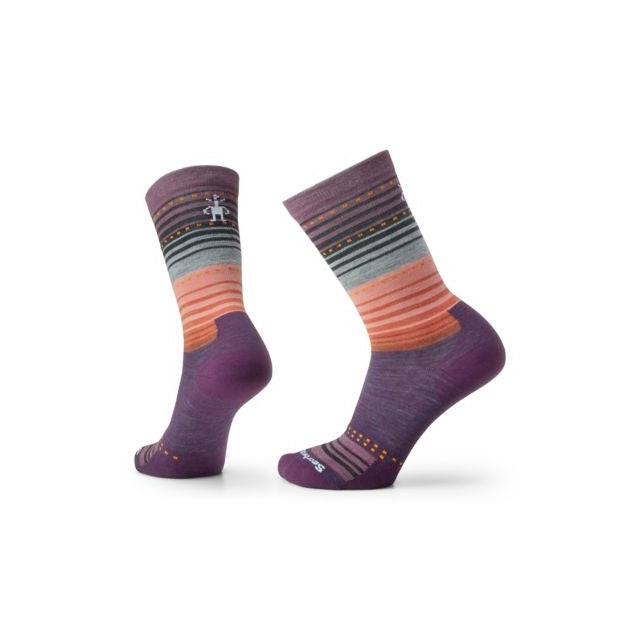 Women's Everyday Stitch Stripe Crew Socks by Smartwool