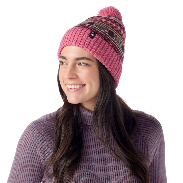 Fairisle Fleece Lined Beanie