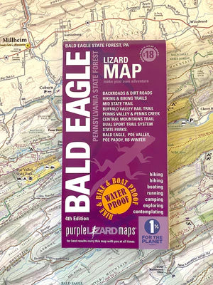 Bald Eagle State Forest, Pennsylvania Map