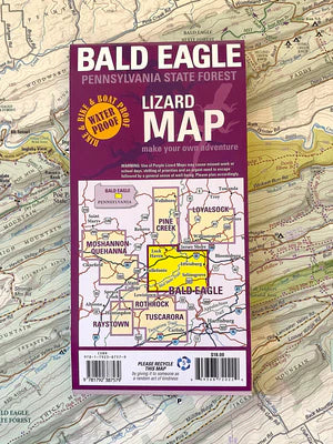 Bald Eagle State Forest, Pennsylvania Map