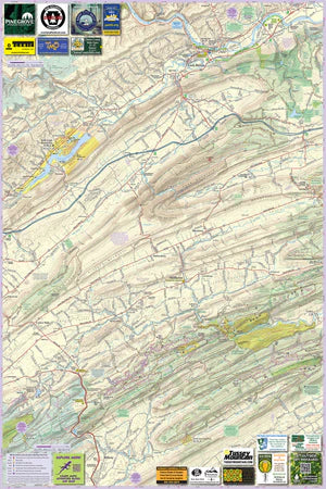 Bald Eagle State Forest, Pennsylvania Map