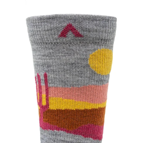 Cacti Mid-Crew Lightweight Sock