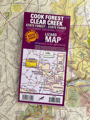Cook Forest / Clear Creek, Pennsylvania Map