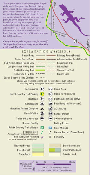 Cook Forest / Clear Creek, Pennsylvania Map