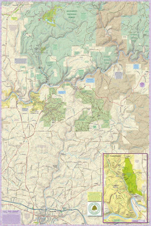 Cook Forest / Clear Creek, Pennsylvania Map