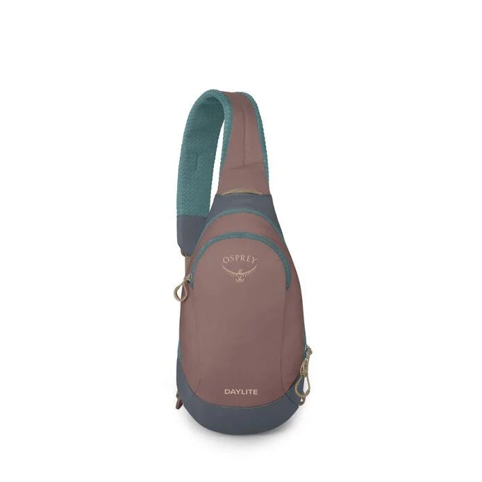 osprey daylite magma Plus Sunlit Lichen Print Gravel Tan Featuring breathable and soft spacermesh material on a single anatomically shaped shoulder strap for next Osprey | Daylite | Plus