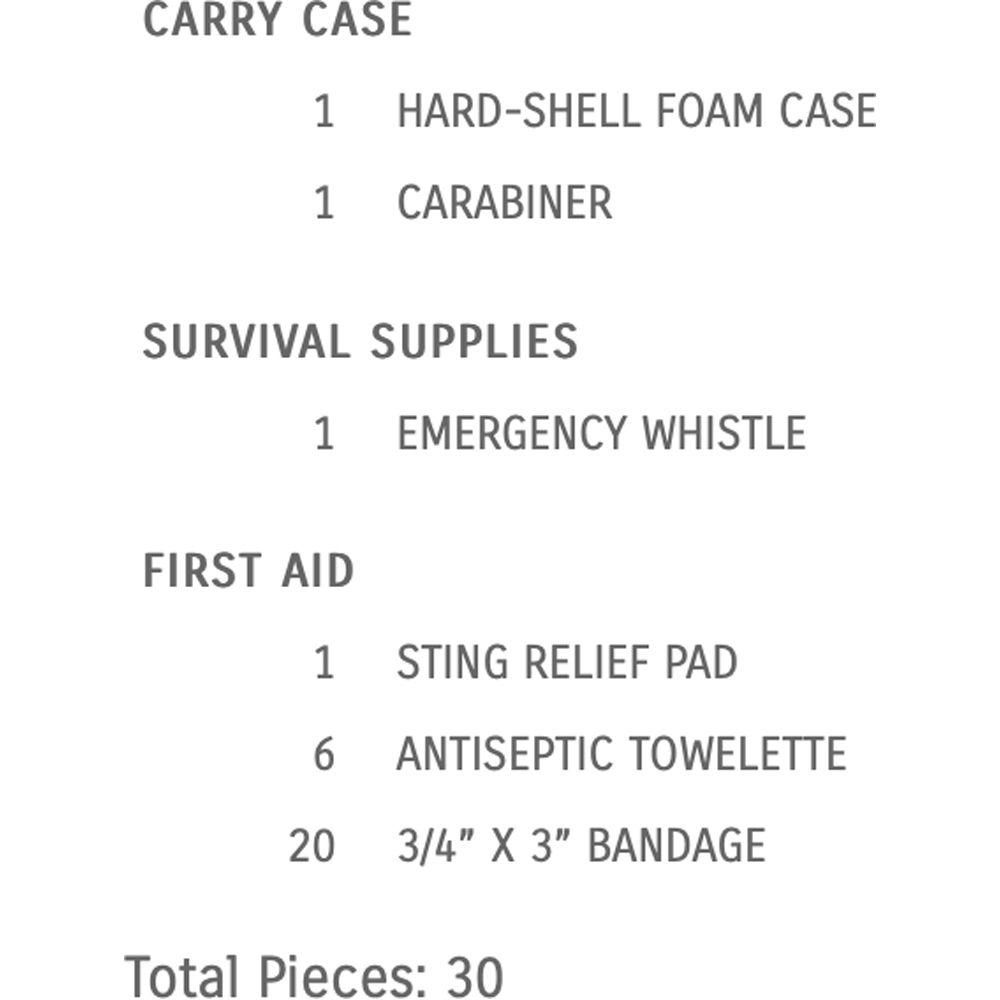 Hard Shell First Aid Kit - 30pc