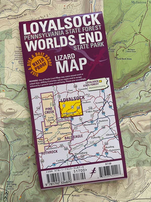 Loyalsock / Worlds End, Pennsylvania Map