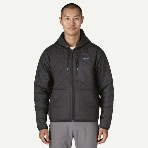 Men's Diamond Quilted Bomber Hoody