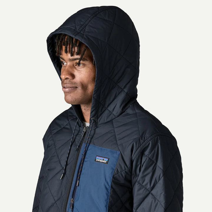 Men's Diamond Quilted Bomber Hoody