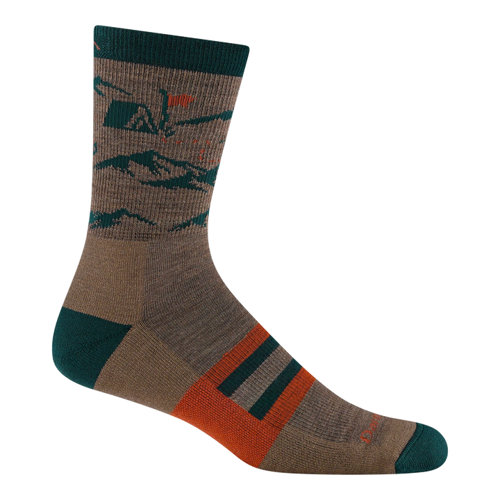 Men's Hike Hike Hut Micro Crew Midweight Hiking Socks