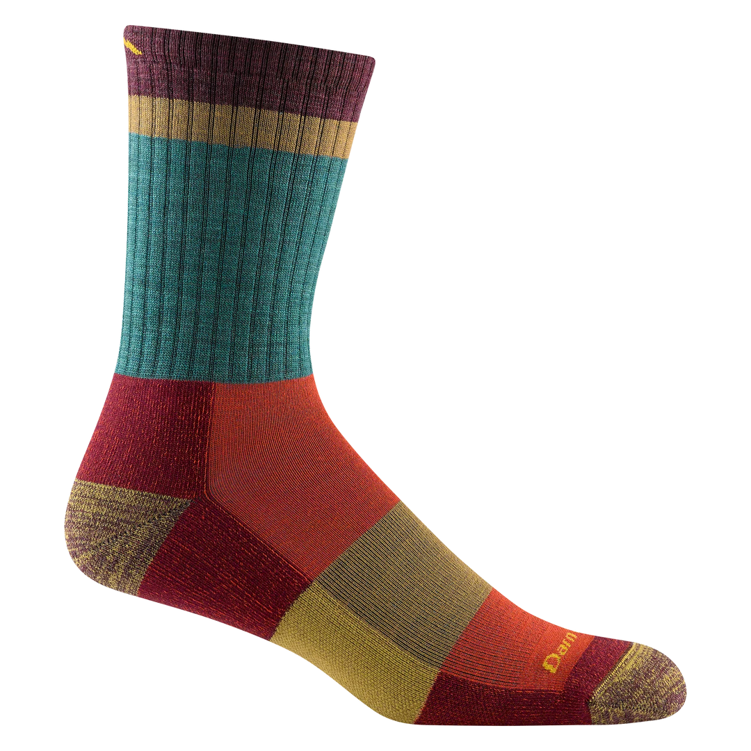 Men's Heady Stripe Micro Crew Lightweight with Cushion