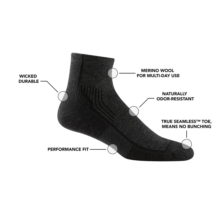 Men's Hiker 1/4 Midweight with Cushion