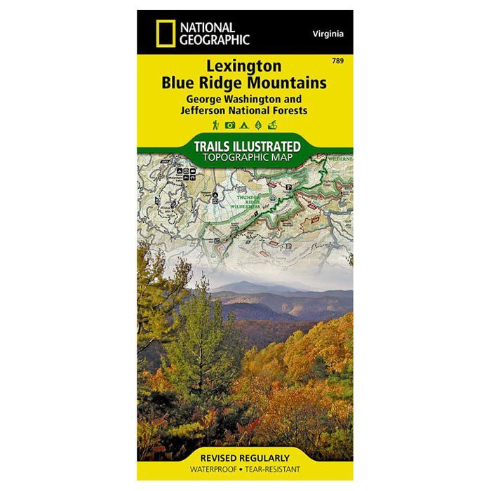 National Geographic Trail Maps: Lexington/Blue Ridge Mountains