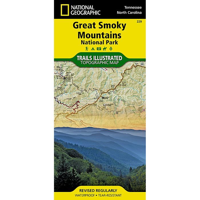 National Geographic Trail Maps - Great Smoky Mountains National Park