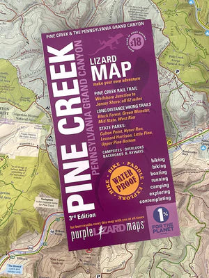 Pine Creek / Grand Canyon of Pennsylvania Map
