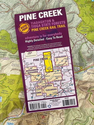 Pine Creek / Grand Canyon of Pennsylvania Map