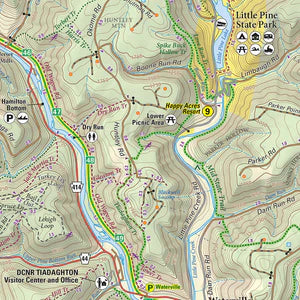Pine Creek / Grand Canyon of Pennsylvania Map