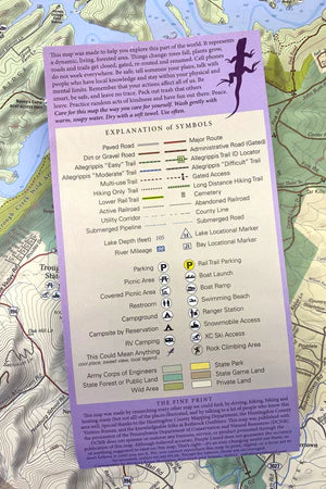 Raystown Lake, Pennsylvania Map