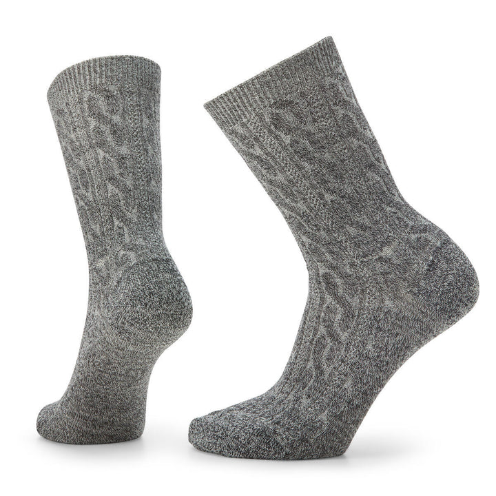 Women's Everyday Cable Zero Cushion Crew Socks