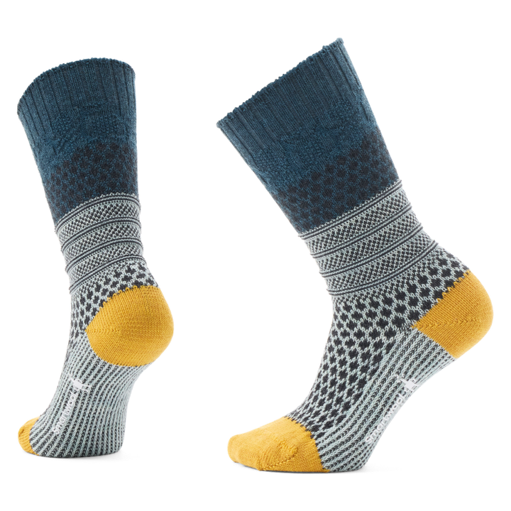 Everyday Popcorn Cable Full Cushion Crew Socks