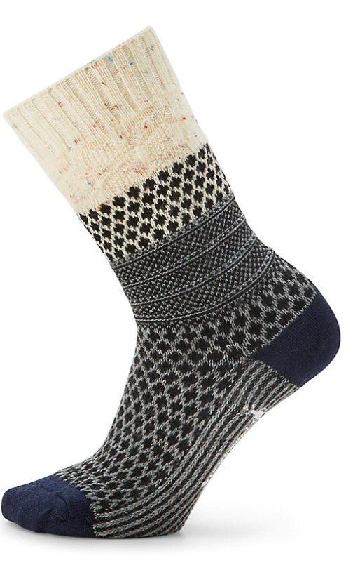 Everyday Popcorn Cable Full Cushion Crew Socks