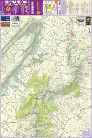 Shenandoah National Park North, Virginia Map