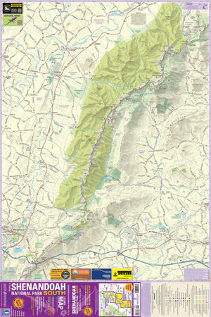Shenandoah National Park South, Virginia Map