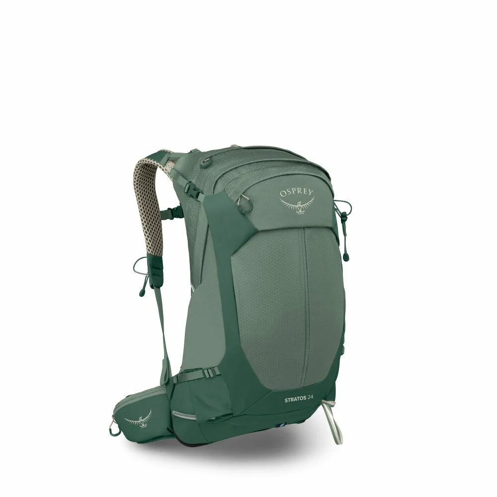 carry trecking poles on osprey stratos 24 backpack Backpack Osprey Stratos 24 (Pine Leaf)