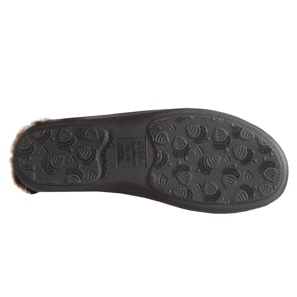 Women's Faux Fur Chinchilla Collar Slipper
