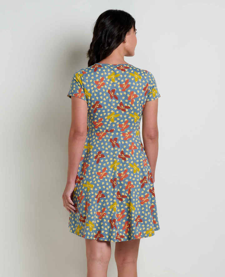 Women's Freesia Wrap Short Sleeve Dress