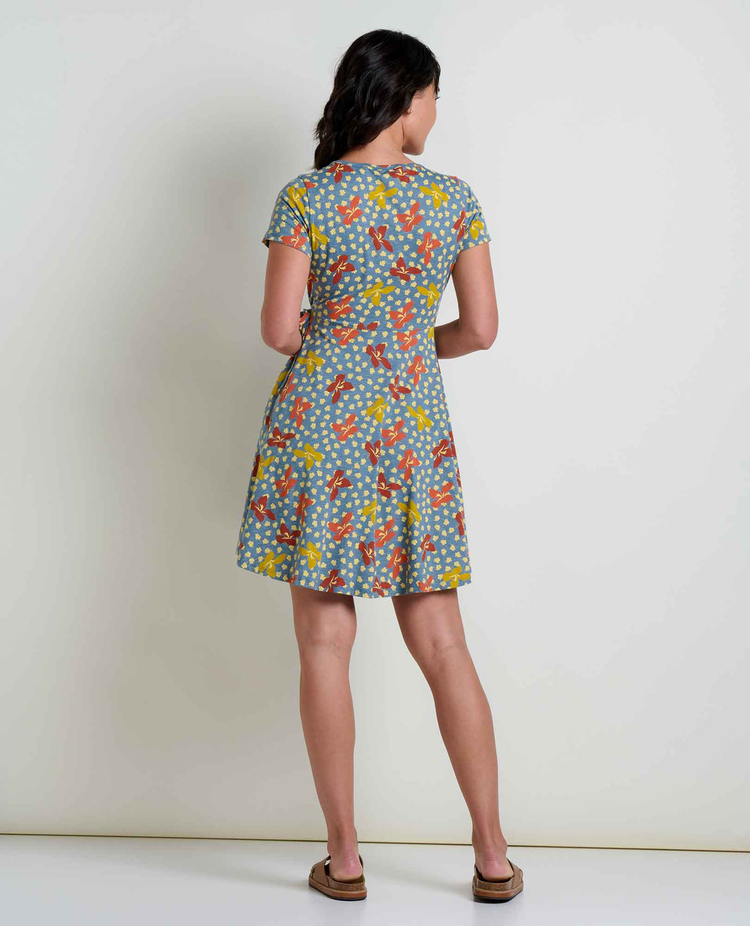 Women's Freesia Wrap Short Sleeve Dress