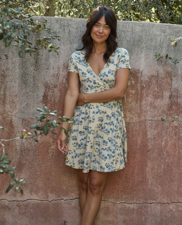 Women's Freesia Wrap Short Sleeve Dress