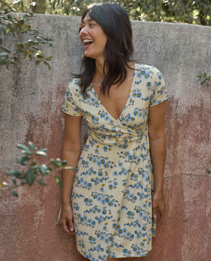 Women's Freesia Wrap Short Sleeve Dress
