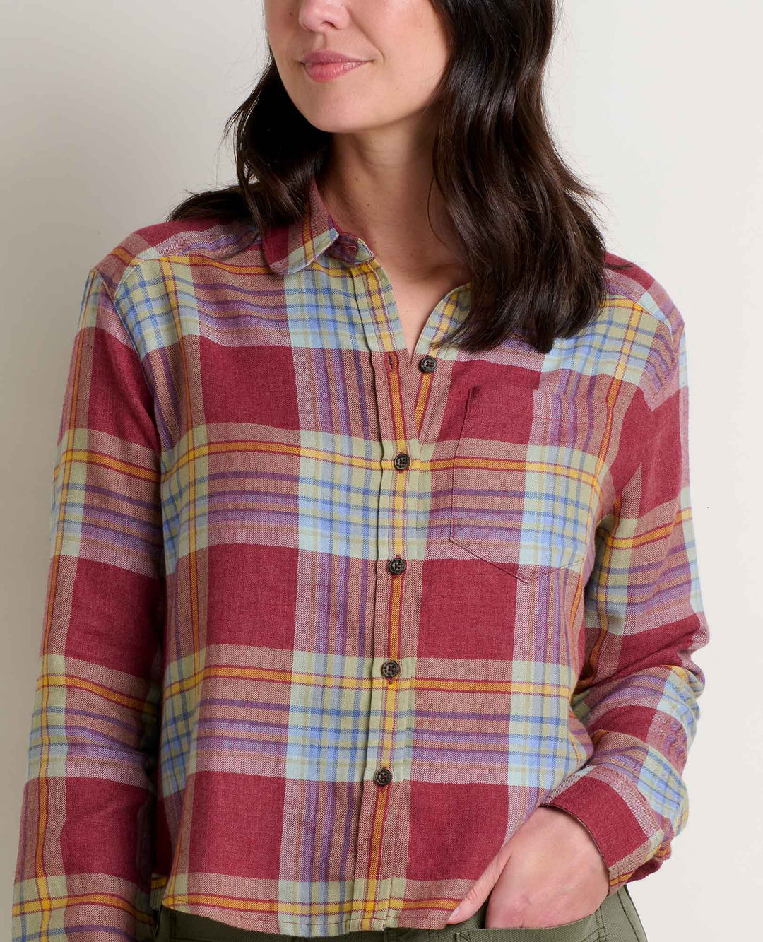 Women's Re-Form Flannel Boxy Shirt