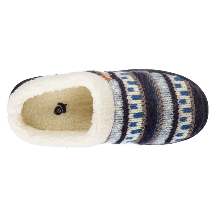 Women's Fairisle Knit Clog Slipper