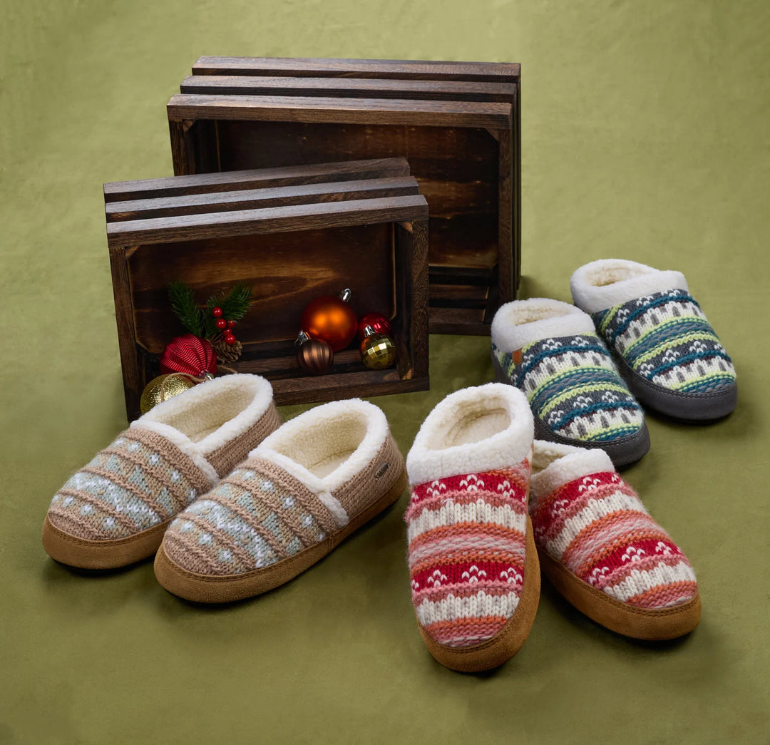 Women's Fairisle Knit Clog Slipper
