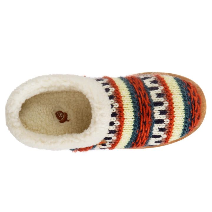 Women's Fairisle Knit Clog Slipper