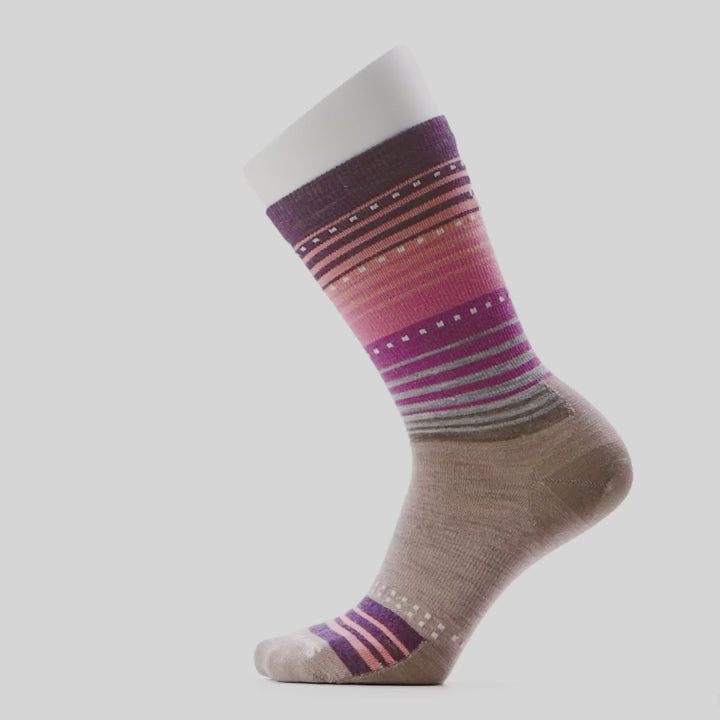 Women's Everyday Stitch Stripe Crew Socks
